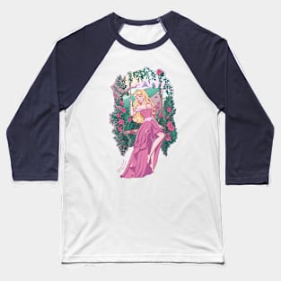 Sleeping Princess on a Swing Baseball T-Shirt